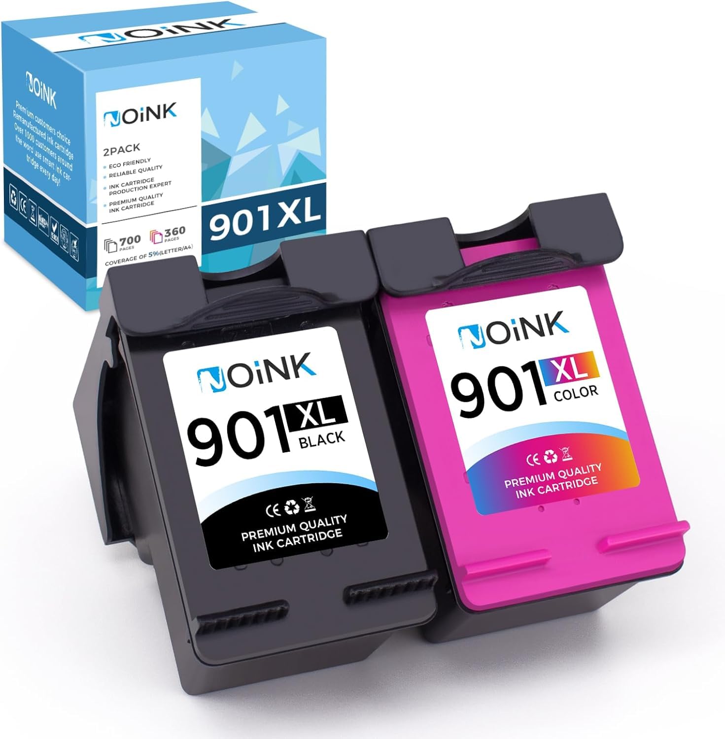 Amazon.co.jp: Ink 901 ブラック&カラーコンボパック HP 901